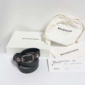 BALENCIAGA Arena Classic Triple Tour Bracelet NWT
